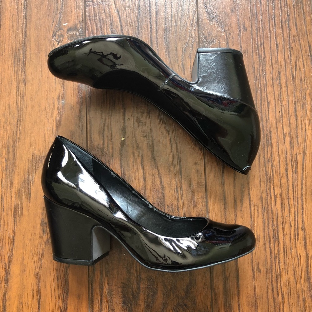 Carvela black block heels